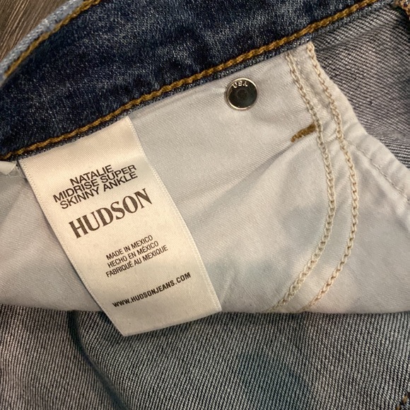 Hudson Natalie mid rise super skinny ankle jeans - Picture 5 of 6